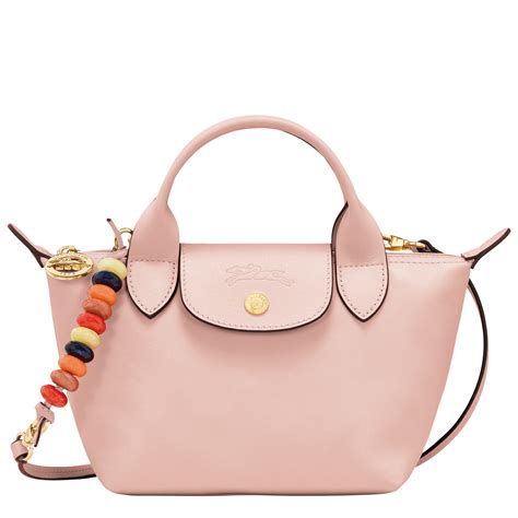 Longchamp Le Pliage Xtra XS Handbag Nude .